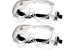 DNZPFU Medical Safety Goggles-Protective Eyewear for Over Eyeglasses Comfort-Ideal for Nurses,Lab Use-Eye Protection Glasses