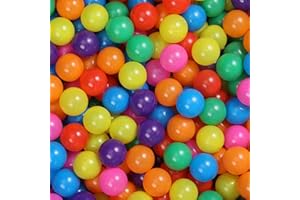 BBRUN Ball Pit Balls 500/1000/2000 Count Play Plastic Balls for Ball Pit Playpen BPA- Free Crush Proof Crawling Tunnels Balls for Pet Dogs