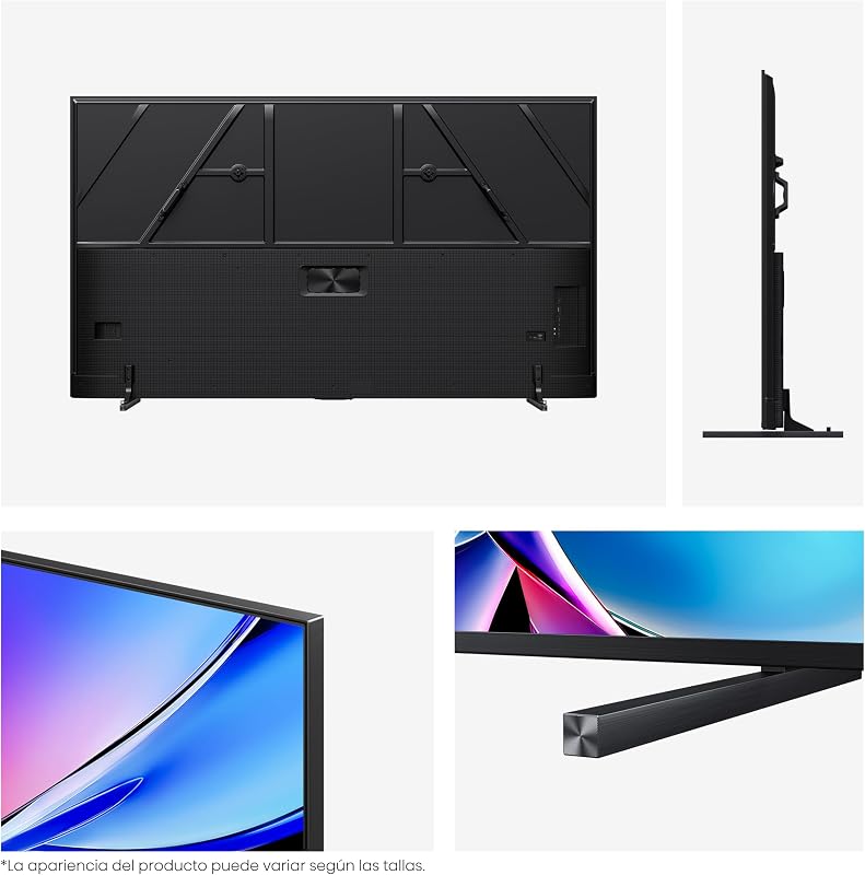 100E7Q Pro - QLED Smart TV 100 Pulgadas, Gaming TV, Modo Juego Pro 144Hz, AMD Freesync Premium Pro, Dolby Vision IQ, Dolby Atmos, Movimientos Suaves IA, Hi-Concerto, Procesador Hi-View IA