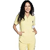 Acadia Louise Scrub Top for Women: Slim Fit, V-Neck, 2 Pockets, High Performance, Easy Care