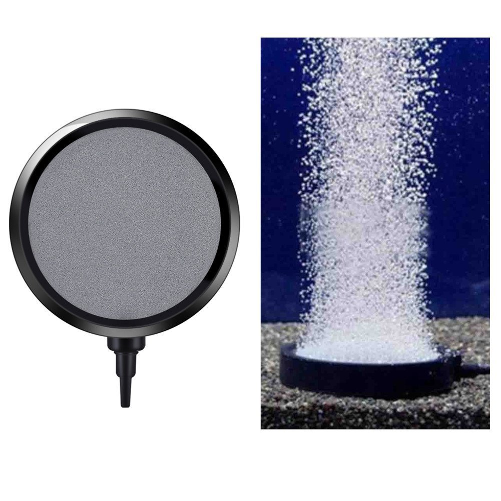 Tbest Aquarium Air Stone Bubble Disk Disc, Fish Tank Aquarium Bubble Disk Air Difusser replacement for Fish Tank Koi Pond 10.7Cm Pond Pump Hydroponics Decor