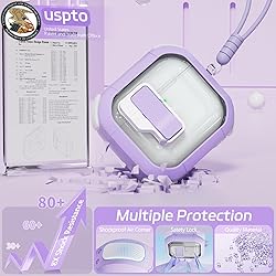 Secure Lock Case for AirPods 4, Ekoonpft 5-in-1