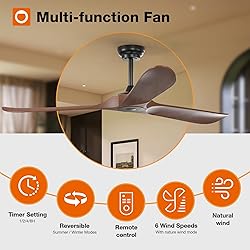 addlon Ceiling Fans, 60 Inch Indoor/Outdoor Ceiling