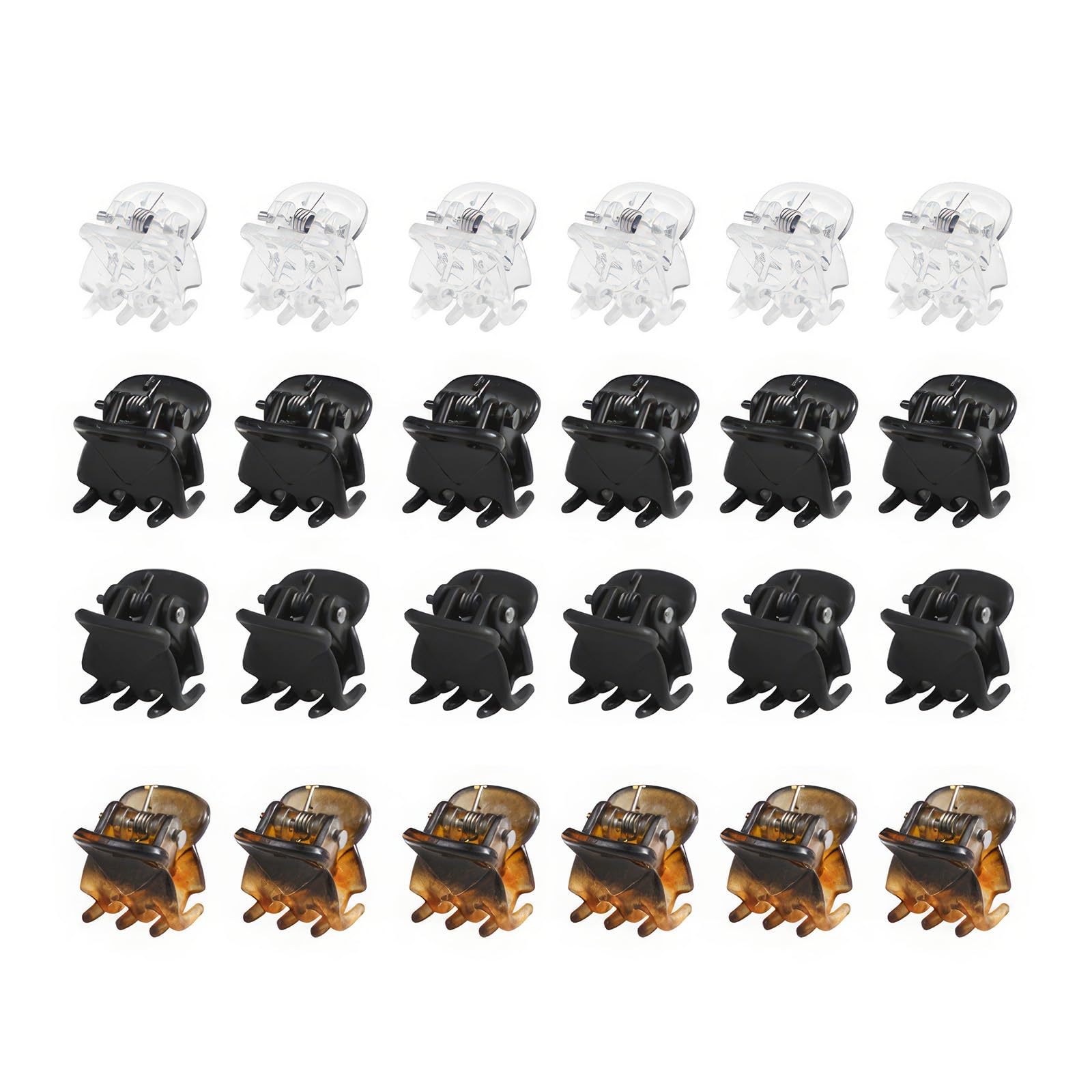 ZXCHOME 30 Pieces Mini Hair Clips, Hair Clips, Non-Slip, Suitable for Girls and Women