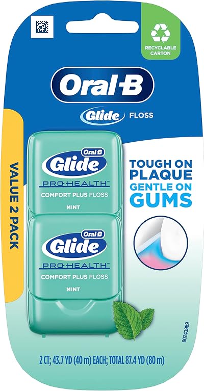Oral-B Glide Pro-Health Comfort Plus Floss Mint 43-7yd 2 Count