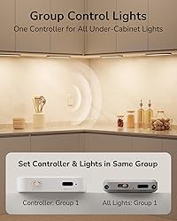 ULG Under Counter Lights for Kitchen, Wireless