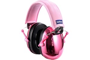 TacGuru 130 Gemstones Edition, Kids Ear Protection Earmuffs, Hearing Protection for Kids, One Size for 3-16 Yr Old