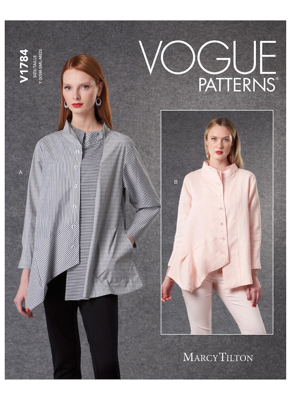 vogue Patterns V1784ZZ Misses TOP/Vest ZZ (L-XL-XXL)