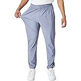 Ultra Performance Men's Athletic Jogger Pants – Stretch Nylon Gym Pants, Active Workout Joggers with Pockets for Men