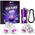 Reure High Fidelity Concert Ear Plugs, Noise Cancelling Silicone Ear Plugs 2 Pairs Great for Concerts Loud Music, Musicians, Motorcycles, Airplanes, Raves, Hearing Protection -23 dB