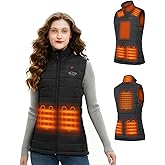 Flyhare Heated Vest for Women with Battery Pack Included 16000mAh 7.4V,Warming Women's Heated Vest,Rechargeable Heating Vests