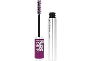 Maybelline The Falsies Lash Lift Washable Mascara Volumizing, Lengthening, Lifting, Curling, Multiplying, Eye Makeup, Very Black, 1 Count