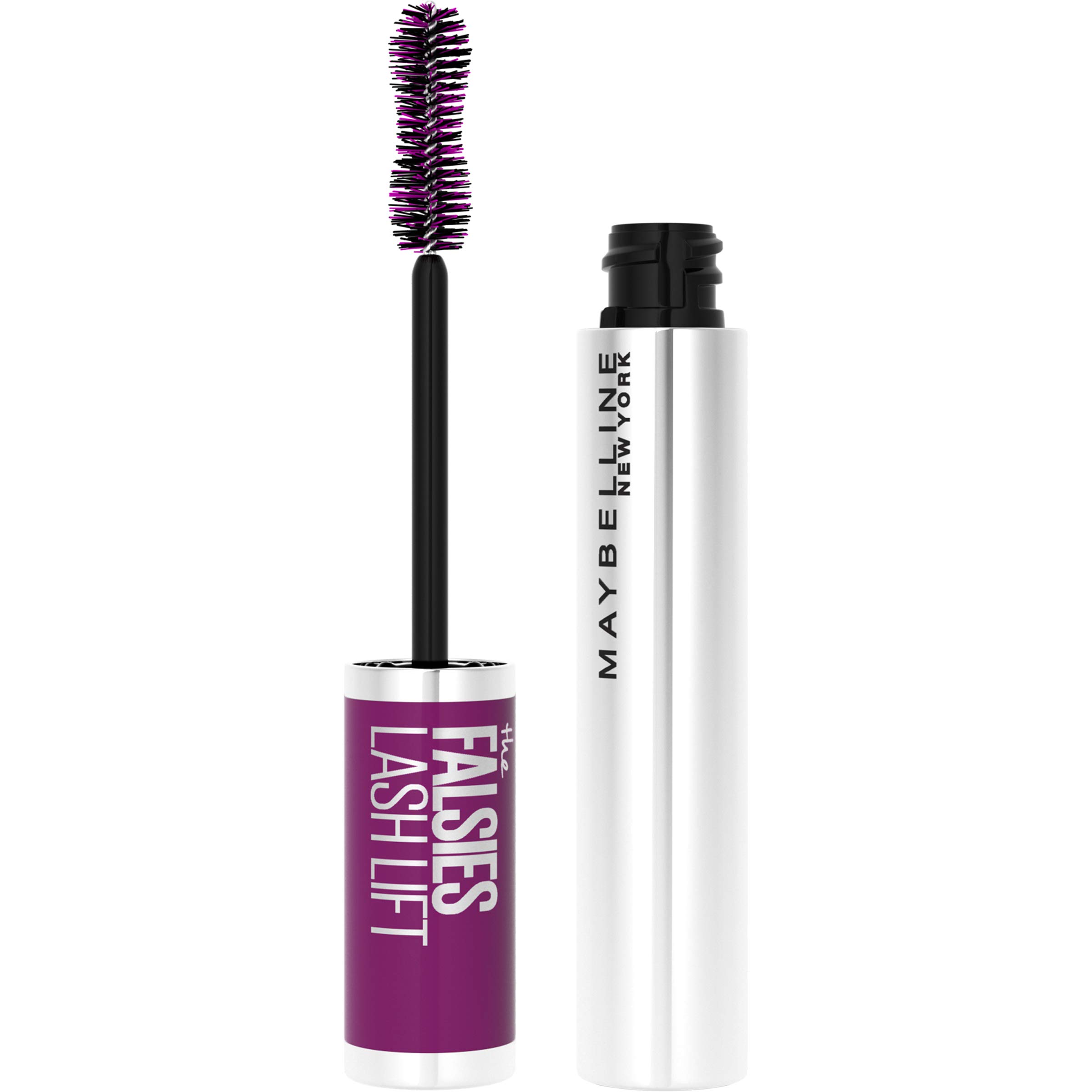 Photo 1 of Maybelline The Falsies Lash Lift Washable Mascara Volumizing, Lengthening, Lifting, Curling, Multiplying, Eye Makeup, Very Black, 1 Count