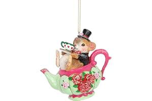 Gisela Graham Dormouse in a Teacup Decoration