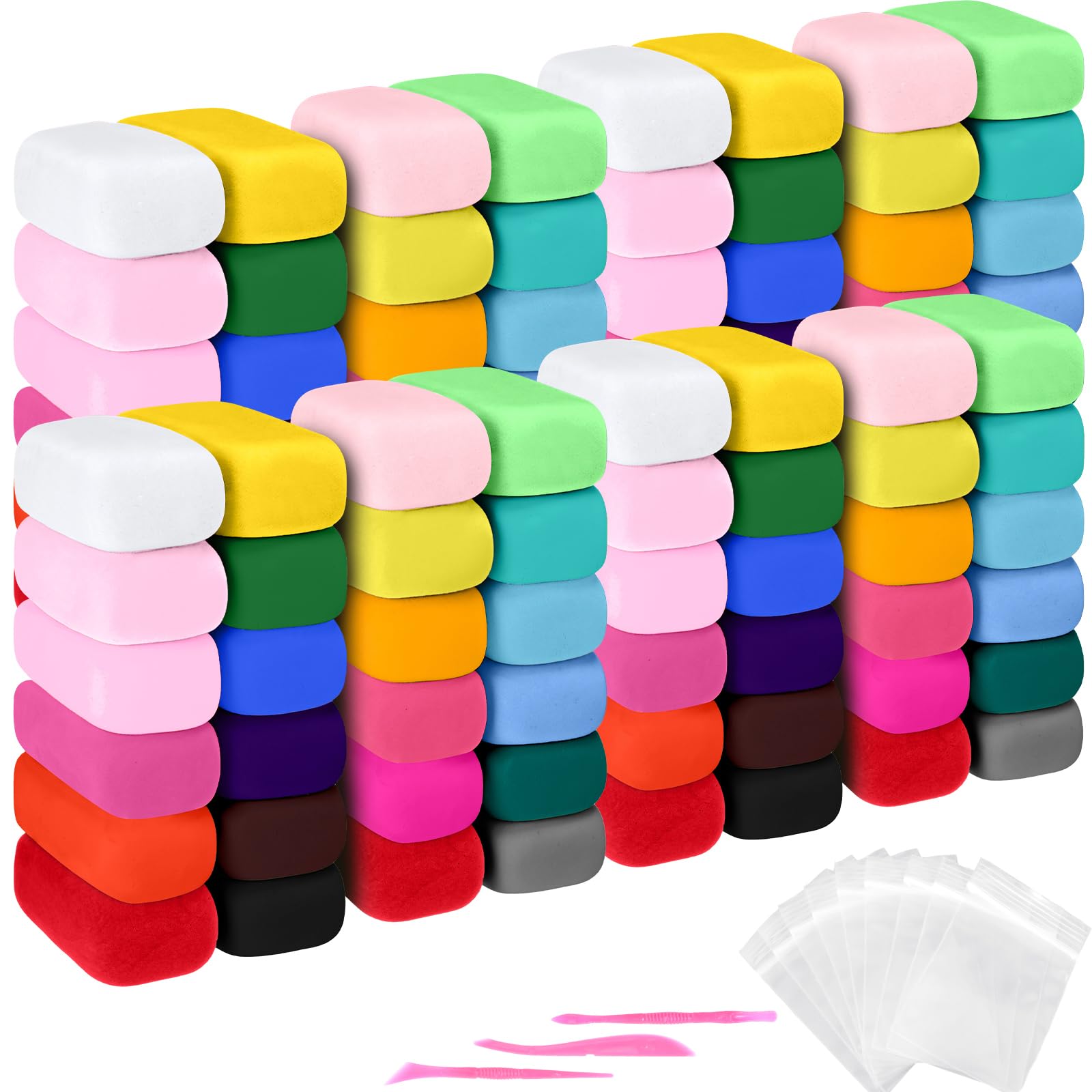 Photo 1 of Poen 360 Pcs Air Dry Clay Kit with Sculpting Tool, 36 Colors DIY Modeling Magic Clay for Kids, Non-Sticky Soft and Light, Arts and Crafts Gift for Boys Girls Adults