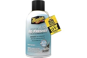 Meguiar's G16402 Whole Car Air Refresher Odor Eliminator (New Car Scent) - 2.5 oz.