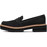 TOMS Womens Cara Slip On Lug Sole Casual Loafers