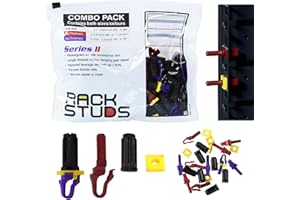 Rackstuds 40C Series II - Rack Screws for Server Rack Rails 19" Square Punched Vertical Rails, Perfect Cage Nut Replacement, 