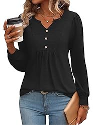 Zeagoo Plus Size Tops for Women Long Sleeve Dressy