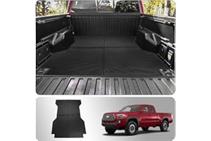 Thinzyou Truck Bed Mat Compatible with 2005-2023 Toyota Tacoma Trunk Bed Mat All Weather Bed Liner 6 Ft Long Bed 2022 Tacoma Accessories (6ft Long Bed Mat)