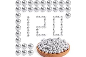 BUFFALO WARRIOR 120 Rounds of 43 Cliber Solid Aluminum Ball Paintballs, 1.8 Grams Per Round, .43 Cal Paintballs for Target Training and Home Defense. Fits T4e PPQ M2.