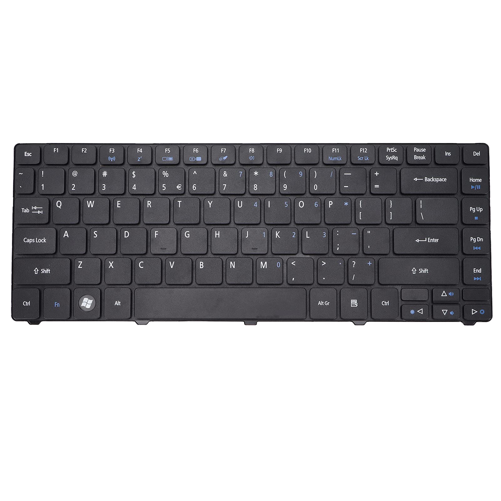 Laptop Replacement Keyboard 86 Keys ABS Alloy Replace Keyboard Notebook Computer Accessories for 4750G 3810 3810T 3810TG 4743G 5942G