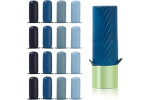 Mrsdry Leak Locks, Silicone Travel Covers, Elastic Sleeves for Leak Proofing Travel, Travel Size Container Silicone Sleeves, Travel Accessories for Shampoo Body Wash Skincare Bottles (16pack)