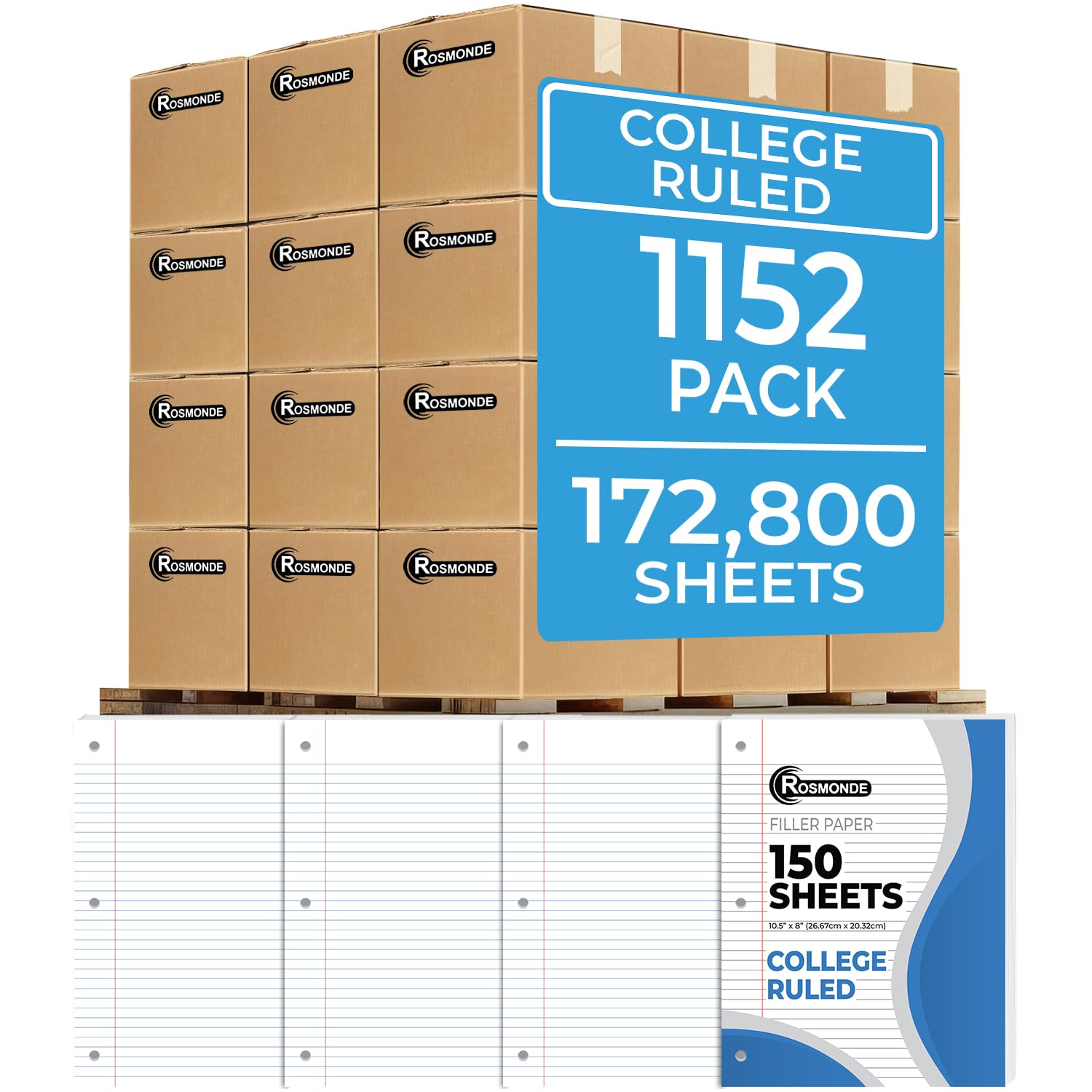 Rosmonde 1152 Pack (Pallet) Loose Leaf Paper