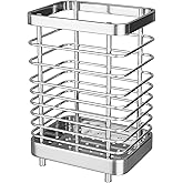 MAXCOOK Kitchen Utensil Drying Rack,304 Stainless Steel Chopsticks Spoon Fork Knife Drainer Basket Flatware Storage Drainer, Dish Drainer for Kitchen Counter