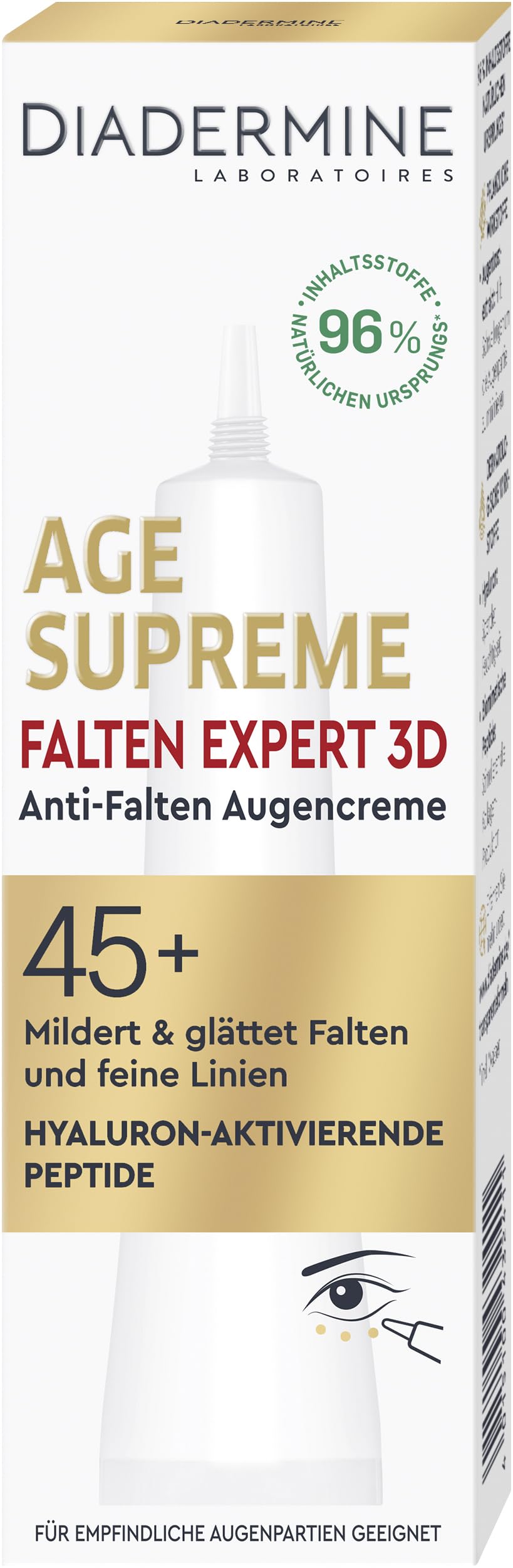 Diadermine Age Supreme Wrinkle Expert 3D Anti-Age Eye Cream 15ml (Packaging May Vary)
