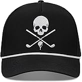 Funny Golf Hats for Men Women,Golf Gifts Skull Baseball Cap for Adults Humor