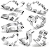 Set 4 Formine Per Biscotti A Forma Di Dinosauro – In Acciaio Inox, Con T-Rex E Triceratopo, Per Dolci E Feste A Tema
