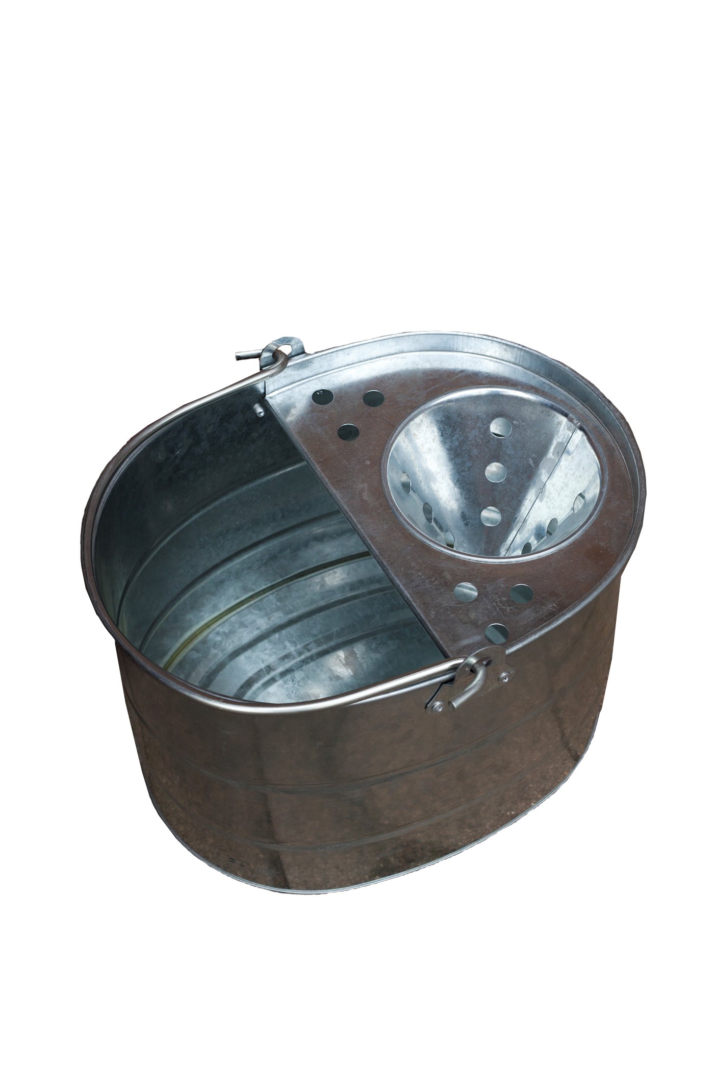 Apollo Gardening Ltd Traditional Galvanised Metal Mop Bucket