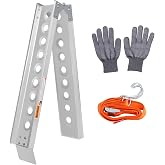 6.3FT Foldable Motorcycle Loading Ramp, Dirt Bike Ramp 500 lbs for Trucks | Includes screws &amp; wrench,Foldable &amp; Portable,Anti-Slip Surface,Rustproof,Multi-Functional Loading,Dirt Bike,Motorcycle,1 PC