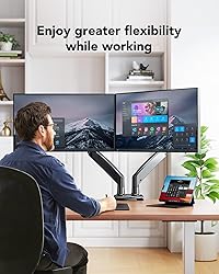 HUANUO Dual Monitor Stand for 13 to 40