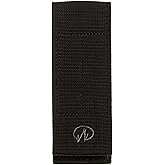 LEATHERMAN, MOLLE Compatible Large Nylon Sheath with Pockets for Multitools, Made in the USA, Fits 4" and 4.5" Tools - Black