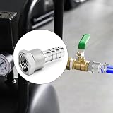 ERGAOBOY 2 Pcs 304 Stainless Hose Barb Fittings 12mm to 1/4 BSP Female view 7