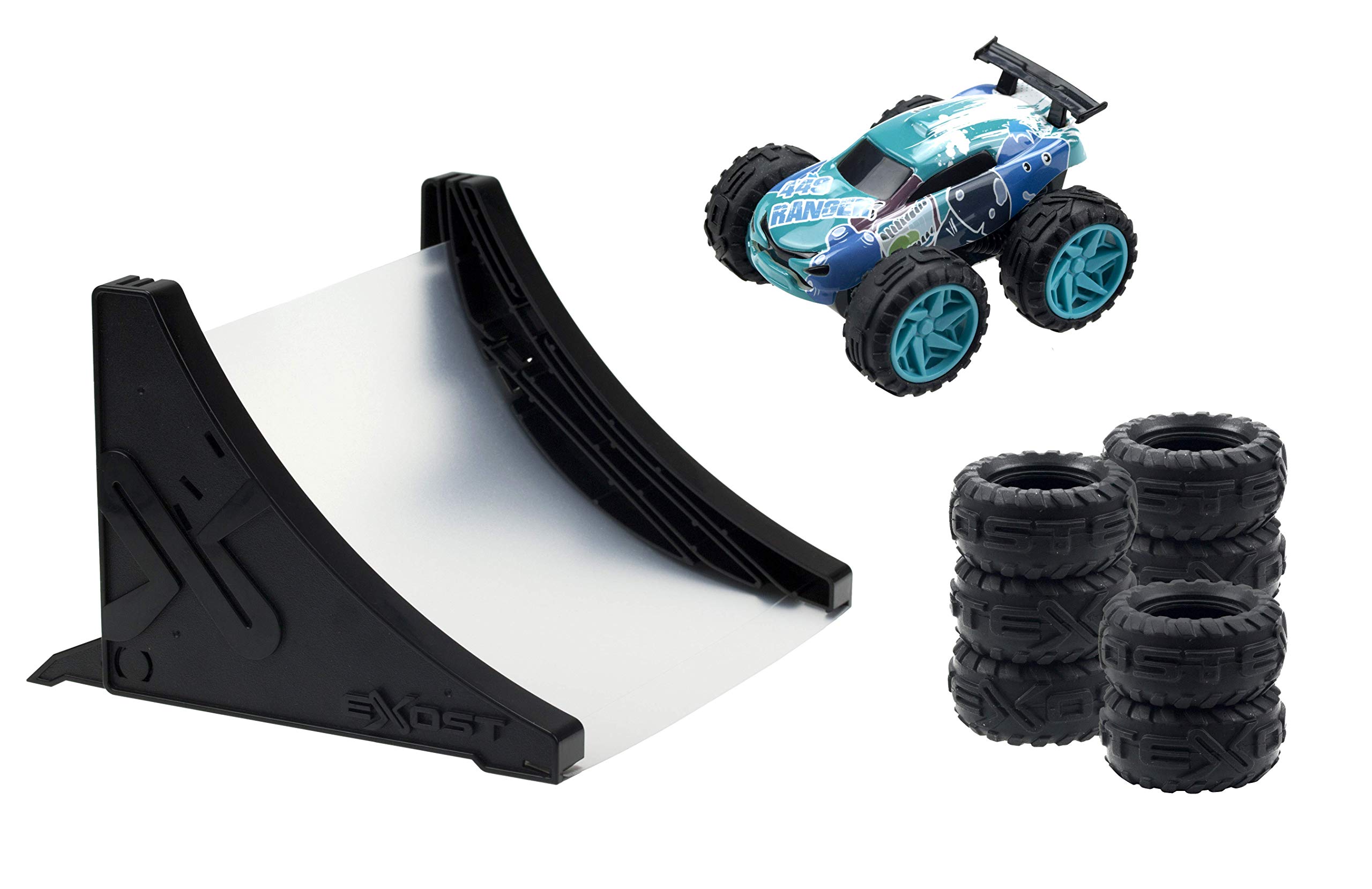 Exost 20620 Jump/Shox Stunt Pack, Silverlit, Friction Powered, Racing Car Toy for Boys & Girls