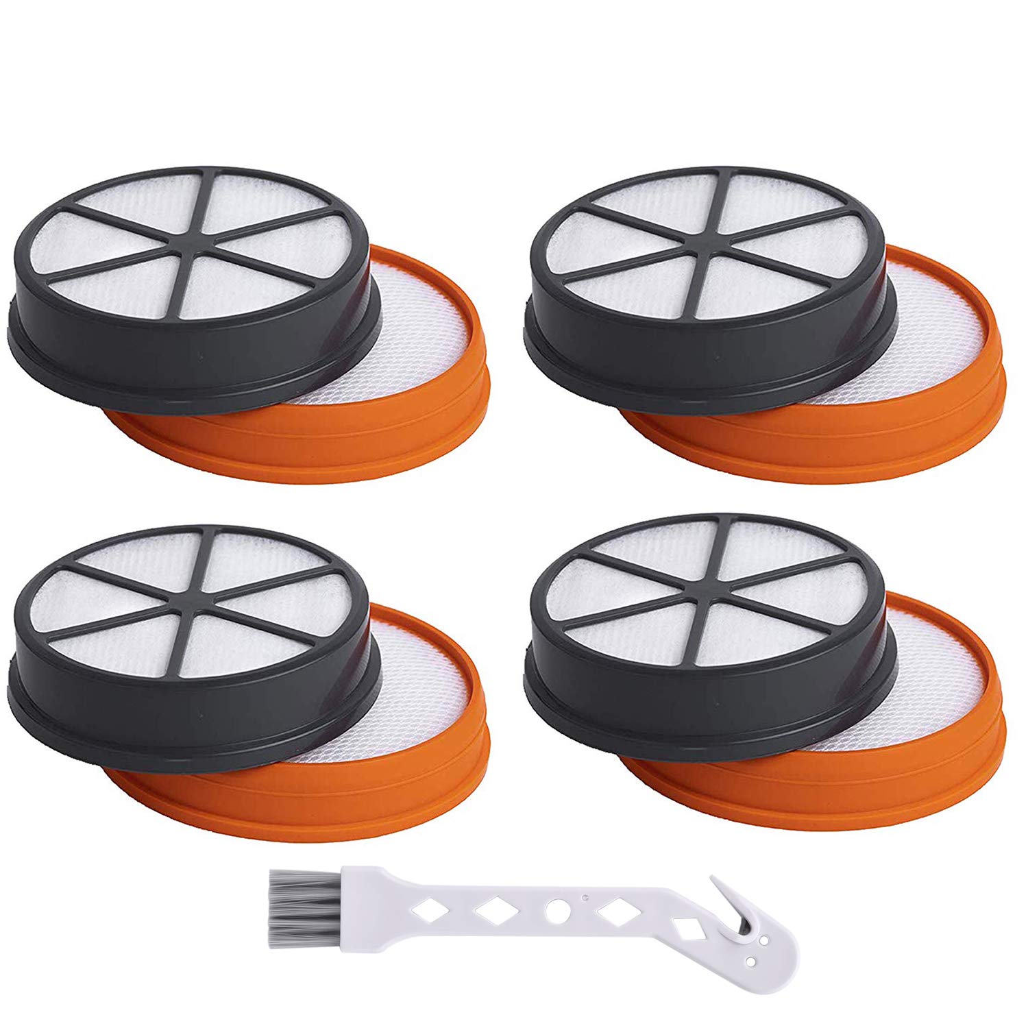 Leadaybetter 4 pack Type 90 Filter Premium Pre & Post Motor Filter Kit for Vax Zoom & Zoom Pet Series Vacuum Cleaners