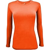 Natural Uniforms Women's Under Scrub Tee Crew Neck Long Sleeve T-Shirt