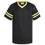 Pullonsy Blank Black Rugby Football Jerseys for Men