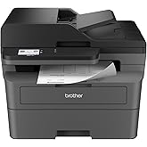 Brother MFC-L2820DW Wireless Compact Monochrome All-in-One Laser Printer with Copy, Scan and Fax, Duplex, Black &amp; White | Includes Refresh Subscription Trial(1), Works with Alexa
