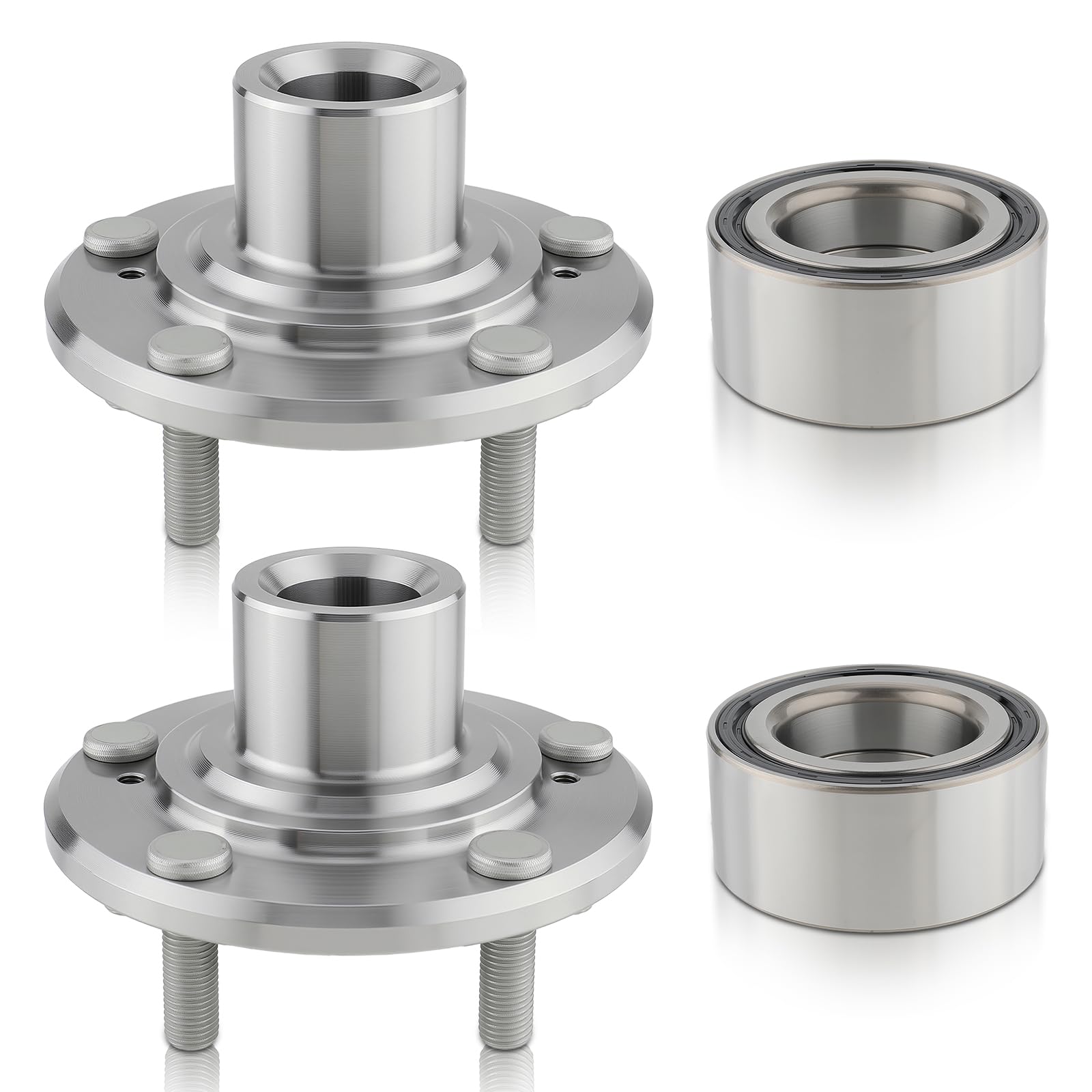 Photo 1 of Pair of Front Wheel Hub Bearing Assy for Honda Accord 2008-2012, Crosstour 2010-2015, Accord Crosstour 2010-2011, Acura TSX 2009-2014, Replace OEM Part# 44300TA0A62, 44600TA0A00, 510095