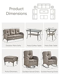 Patio Furniture-All Weather Wicker Patio