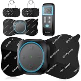 Comfytemp 30 Modes Wireless TENS Unit Muscle Stimulator for Pain Relief | Remote &amp; Button Control TENS Machine FSA Eligible, 2 Sets for Back/Neck/Shoulder, HSA Portable Gift for Women Men, Carry Case