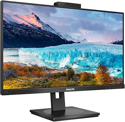 Philips 272S1MH S Line 27" Full HD IPS Monitor Windows Hello Webcam