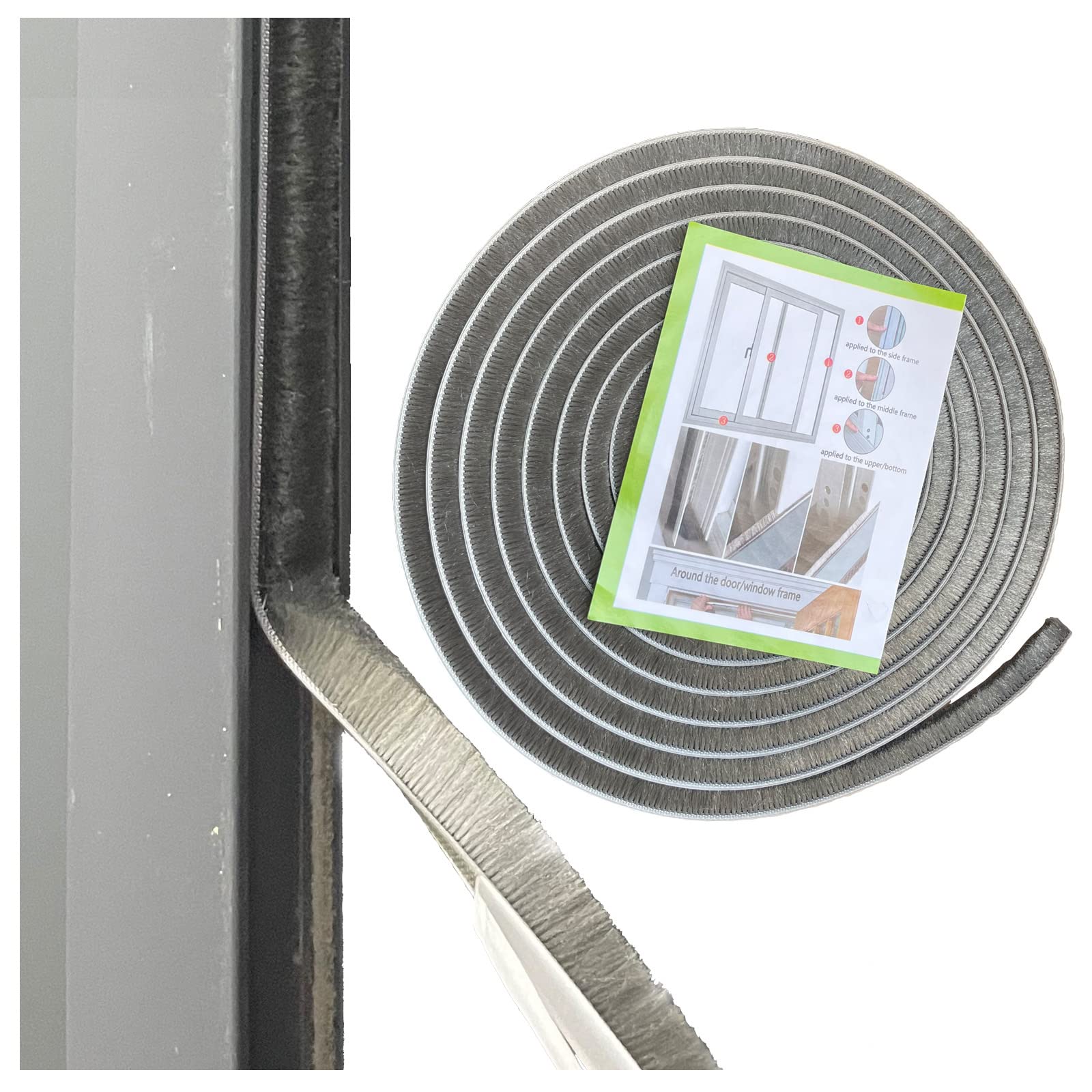 Self-Adhesive Pile Weather Stripping Seal for