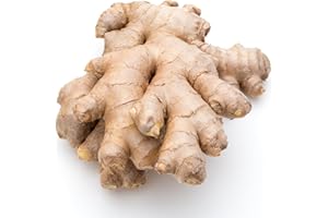 ANNOOR Fresh Organic Ginger Root – Premium, Natural, and Versatile with Strong, Bold Flavor for Cooking, Tea, and More (1 Lb)