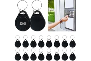 SYWAN 26 Bit Proximity Key Fobs, 50Pcs H I D 125KHZ RFID Key Fob Works with Prox Key ISOProx 1346 1386 1326 H10301 Card Reade