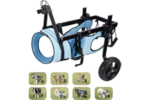 celestaura Dog Wheelchair for Back Legs, Dog Wheelchair Cart, Doggy/cat Wheelchairs with Disabled Hind Legs Walking, Mobility Aids for Medium Large Pets Hind Limbs,Dogs Cart with Wheels,Light Weight,L